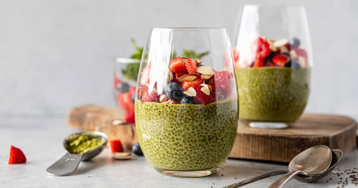 Matcha & Berries