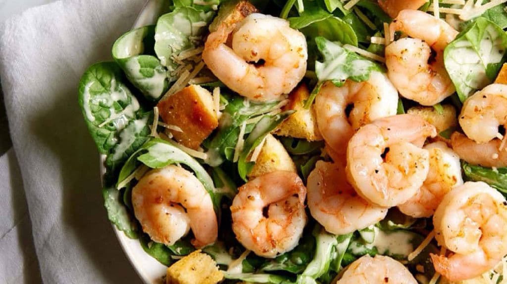Shrimp Caesar Salad