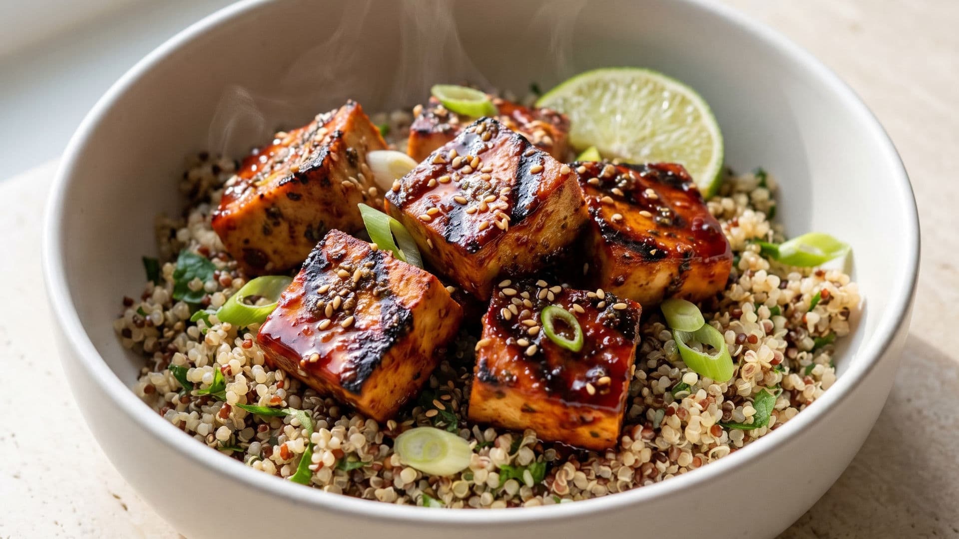 Spicy Garlic Tofu