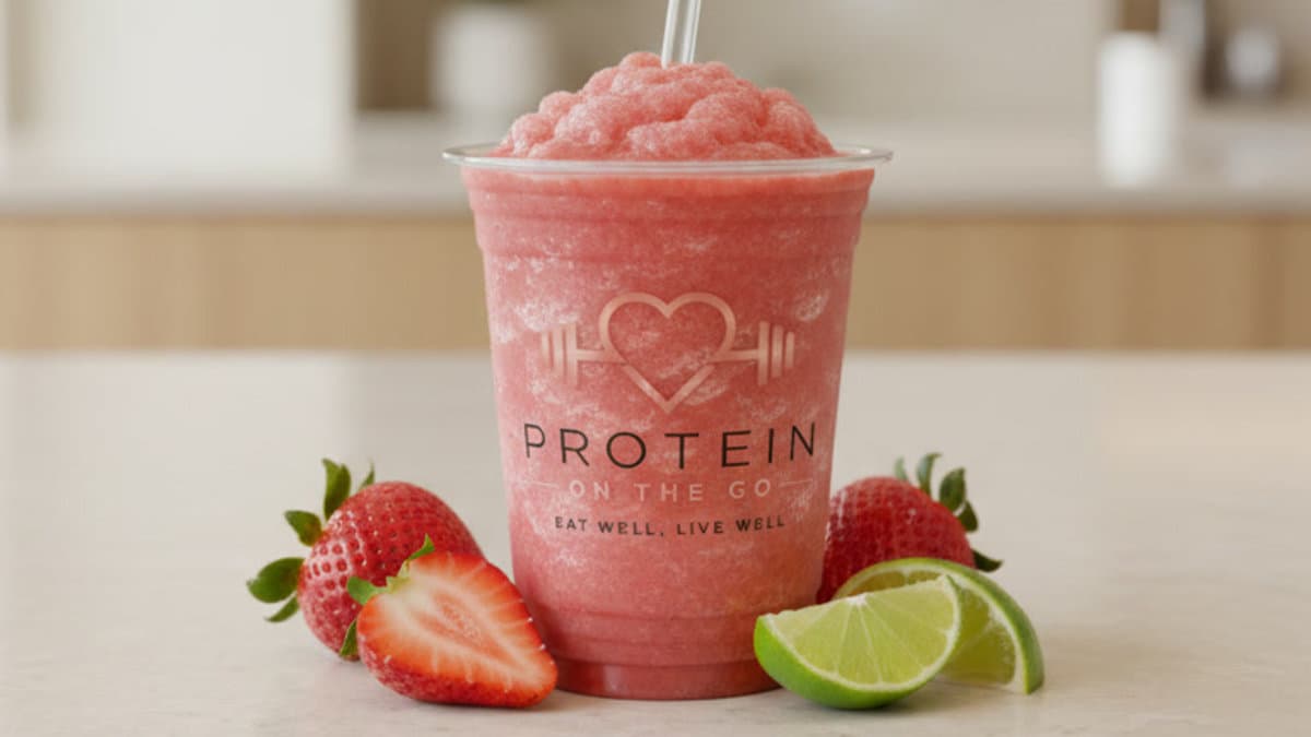 Strawberry Prebiotic Protein Margarita