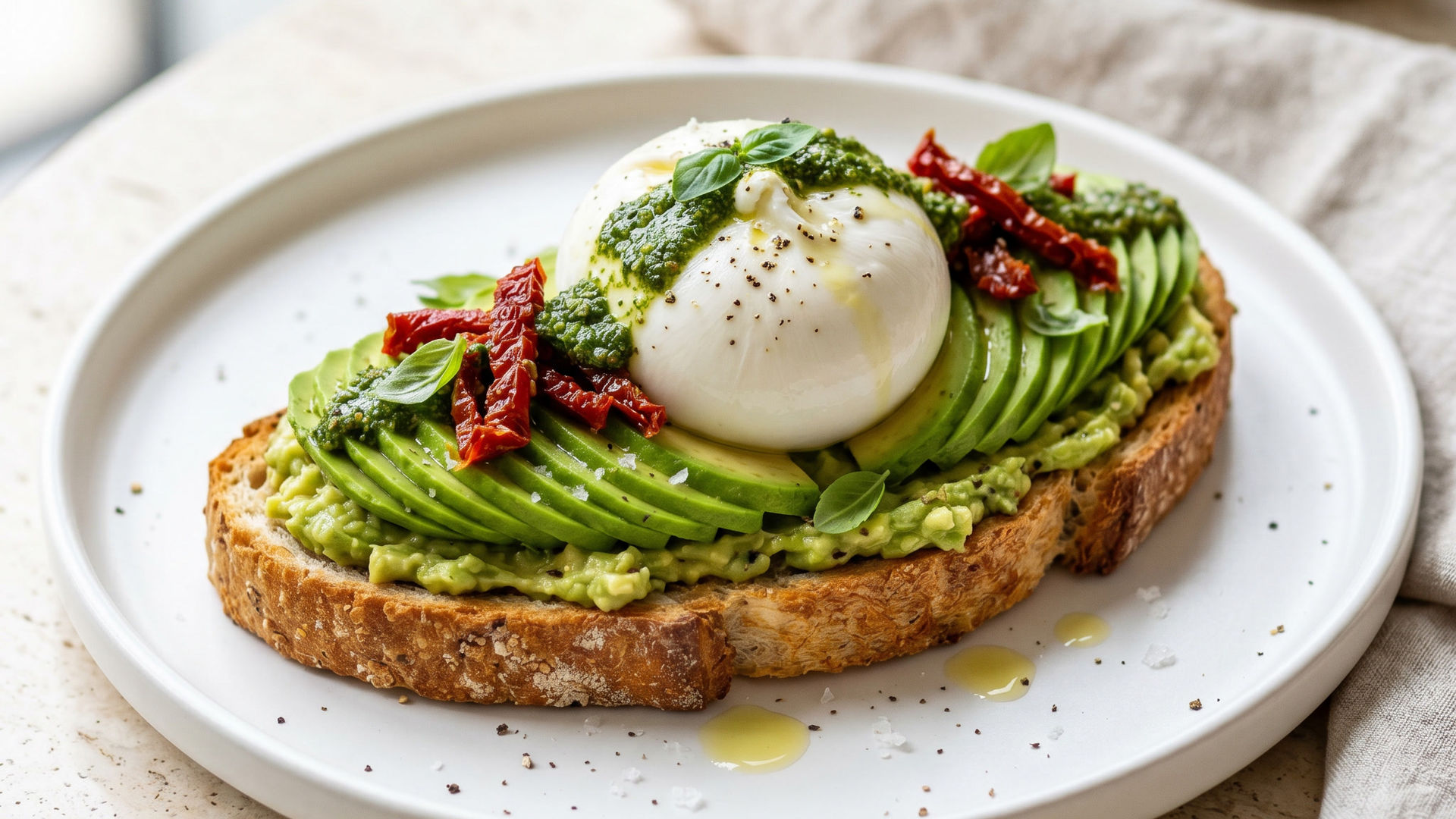 Avocado & Burrata Toast