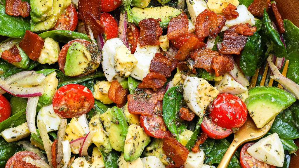 Bacon & Spinach Salad