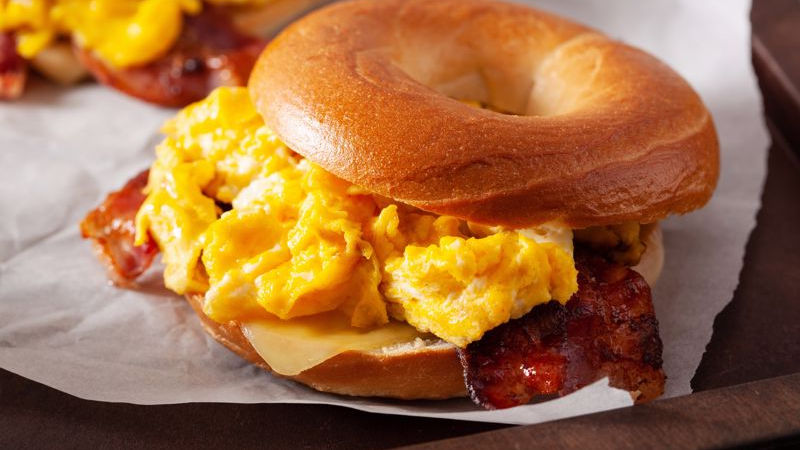 Breakfast Bagel Sandwich