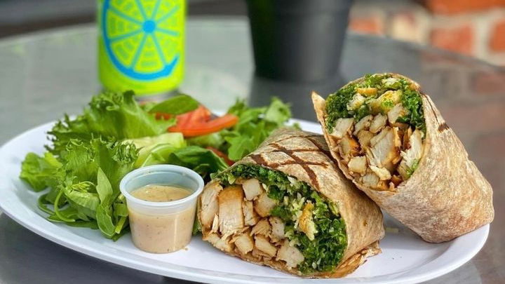 Chicken Power Greens Caesar Wrap
