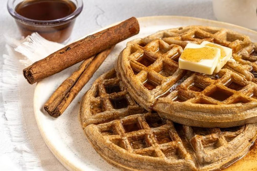 Cinnamon Oat Waffles