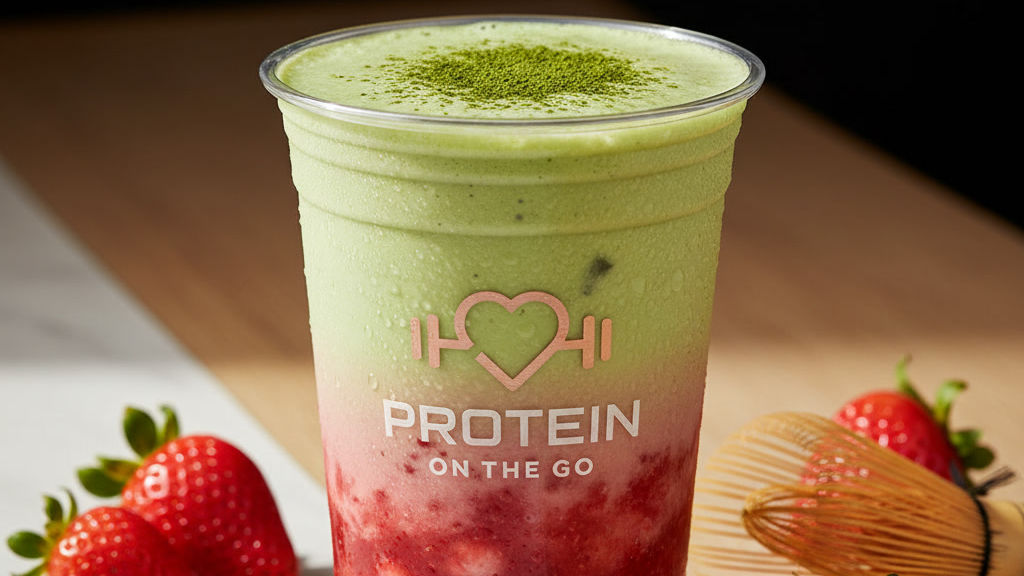 Collagen Strawberry Matcha