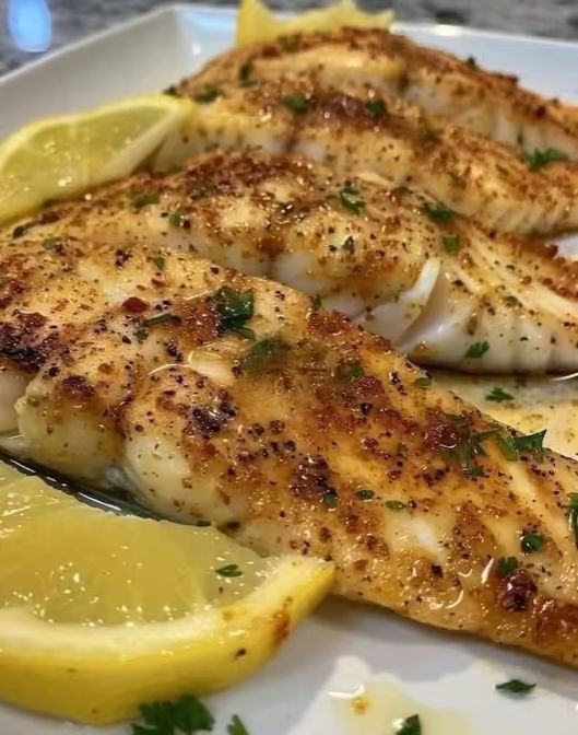 Lemon Butter Tilapia Platter
