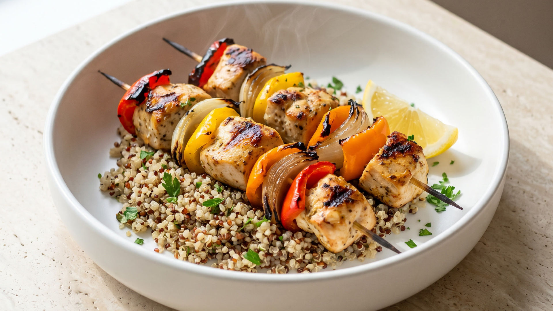 Organic Grilled Chicken Brochette
