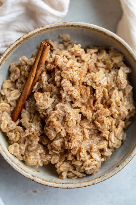 Protein Packed Cinnamon Oatmeal