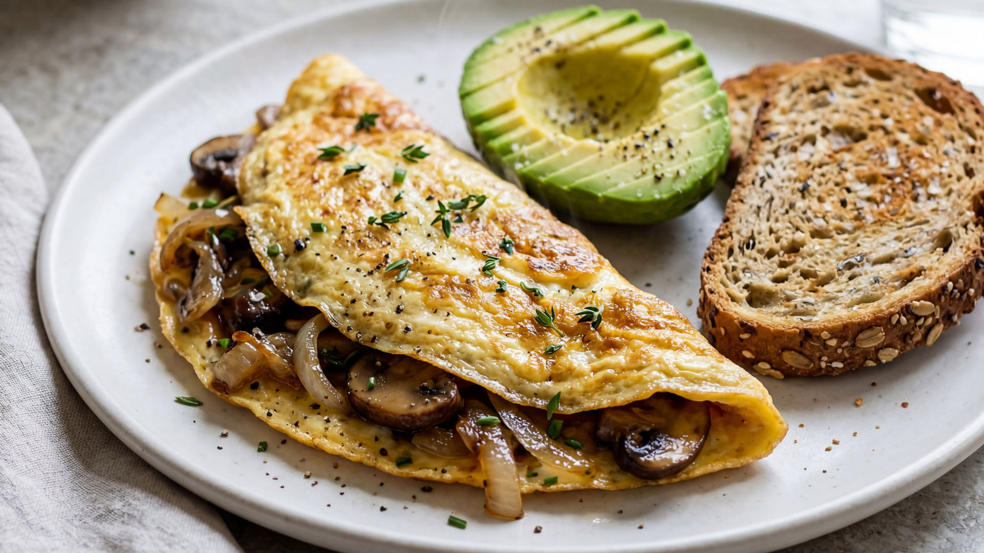 Truffle omelette